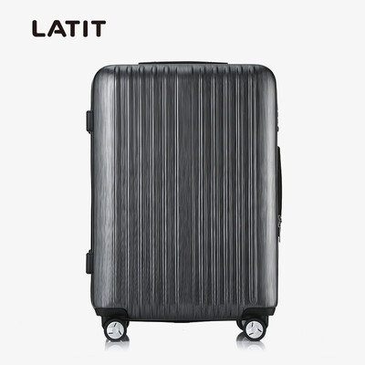 

LATIT ABS + PC фильм молния путешествия багаж троллейбус случае 20 дюймов Колеса шлифованного металла флот