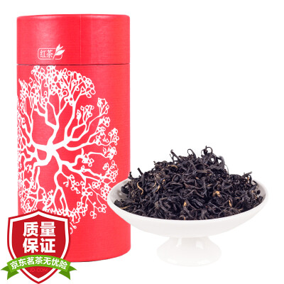 

Qi Qiao black tea 2017 pre-season premium Keemun black tea tea filling Kung Fu tea tea 150 grams of Hong Ming Ming tea