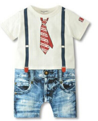 

NEW Baby Boys Kids Overalls Costume Suit Grow Outfit Romper Pants Clothes 3-24M