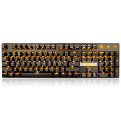 

Sades Celestial Beads Monochrome Backlit Metal Gaming Mechanical Keyboards Computer Home Peripherals Wrangler-Style Wired Keyboard (Black Orange Black