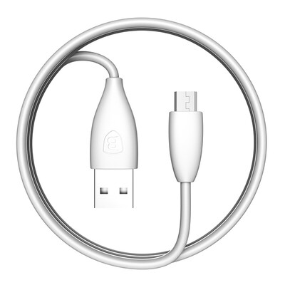 

Baseus Andrews mobile phone data cable Micro USB charger line Samsung millet Huawei Meizu&other Andrews phone 1M white