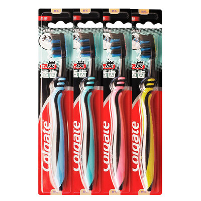 

Colgate Charcoal Soft-Bristled Toothbrush 4 PCs