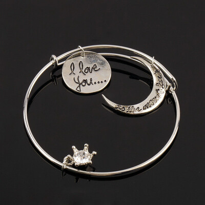 

1шт неповторимый Шарм Расширяемая Регулируемый провод Браслет мода ювелирные изделия