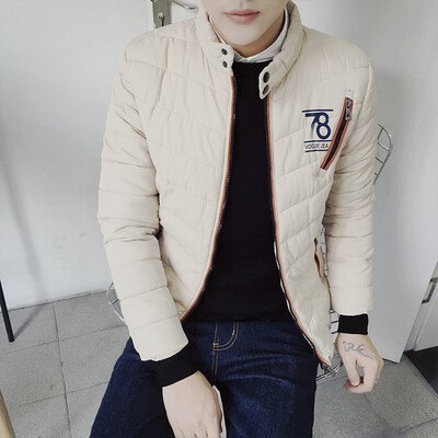 

Winter new men stand up cotton tulips young men wear cotton jacket jacket