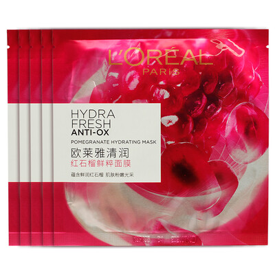 

[Супермаркет Jingdong] LOREAL Crunchy Cranberry Mask 25g * 5