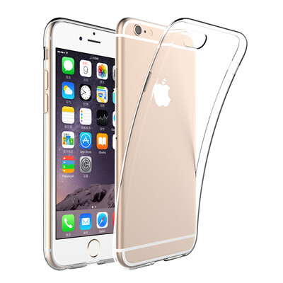 

Yomo компании Apple iPhone6 ​​плюс / 6s плюс телефона оболочка силикагель тонких прозрачного защитного рукав полных Подшивать белые мягкие оболочки Освежающей