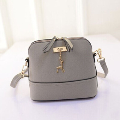 

2017 new leather ladies mini handbag fashion portable messenger bag shell cross strip single female bag