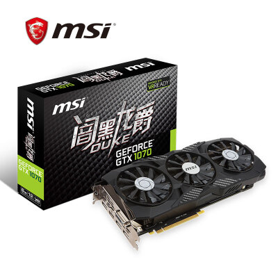 

MSI MSX GTX 1070 8G DUKE Dark Dragon Leg 256BIT 8GB GDDR5 PCI-E 3.0 Графика