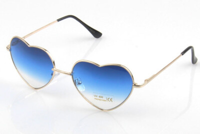 

Trendy glasses women sunglasses reflective gradient color lovely peach heart sunglasses as gift for men's