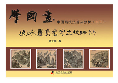 

学国画·中国画技法普及教材（十三）：山水画焦墨写生技法