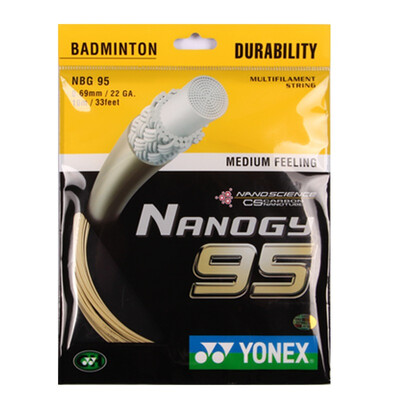 

Younikes YONEX BG-65 durable soft feel badminton line white single tie