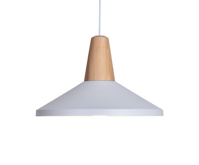 

BOKT Modern Simple Pendant Lamp Colorful Hanging Chandelier Shade Light E26E27 Base Painted Finish Solid Wood Series Single head