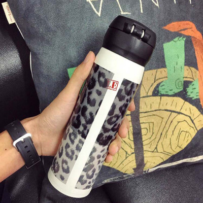 

Limited Edition Cup with Bear Leopard Boots Cup Bear Gray Leopard Cup Pink Leopard Porridge Cup