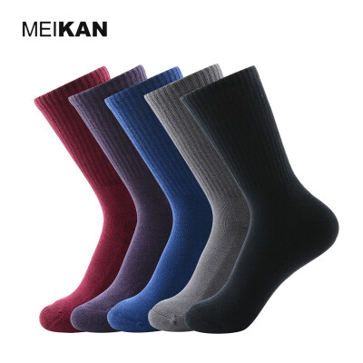 

Women Terry Socks Winter Cotton Colorful Ankle Sport Socks Thermal Compression Bike Socks MEIKAN Female Meias 5Pair/lot