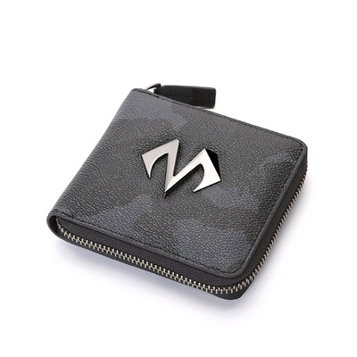 

BABAMA couple wallet camouflage men short wallet simple ladies coin purse couple wallet ticket holder couple wallet black