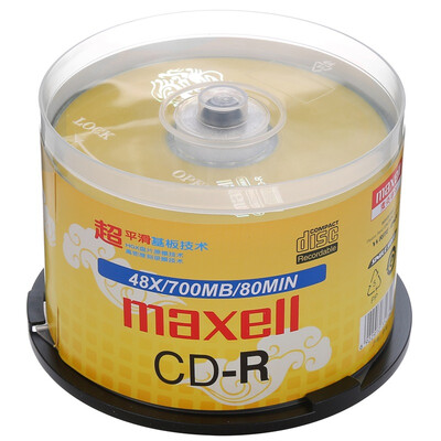 

Maxell (Maxell) CD-R Скорость 48 700M для специального Наго золота пластины Jingdong диски ствола 50