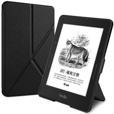 

Керамика подходит Kindle 1499 версия защитного покрытия / оболочки Kindle Voyage парусный спорт посвященный спящий рукав складной кронштейн серия мудрость черный