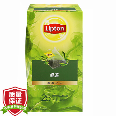 

Lipton teabag tea green tea respectable choice of independent triangle tea package green tea seasoning tea 25 packets 30g