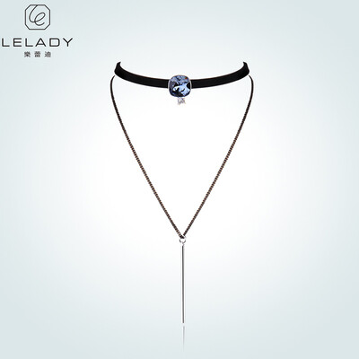 

Lelady Choker necklace Harajuku necklace female neck chain double chain ¥286.00