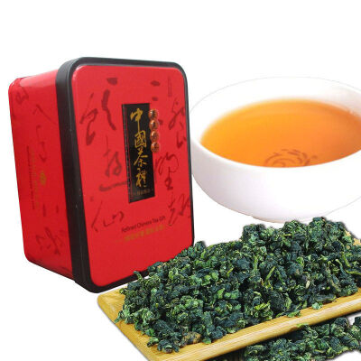 

10BAGS box China anxi tieguanyin oolong tea tie guan yin luzhou-flavor tieguanyin tea premium with blue&white porcelain gift