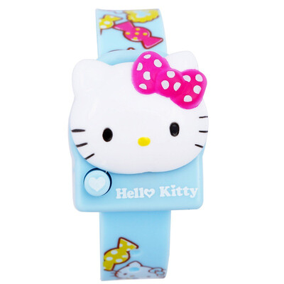 

Hello Kitty (HelloKitty) КИ-цифровые часы дети часов часов сладкого курсистках HK264F кристаллическая фиолетовые