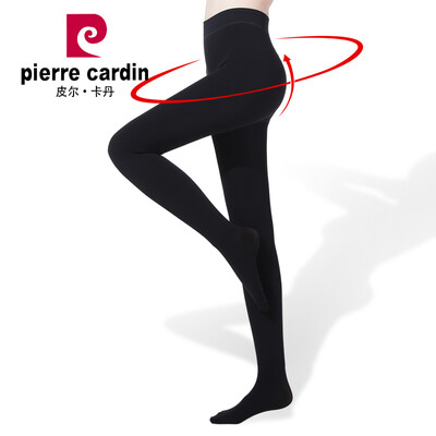 

Pierre Cardin Leggings Women widening Increased by 1500D plus velvet thicker Leggings Pregnant women's plump and cheeky soft brushed warm pants black all-out