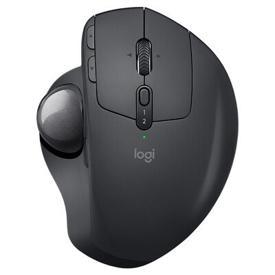 

Logitech MX ERGO Wireless Trackball - Deep Gray Optimum Bluetooth Connection Adjustable Reamer Ergonomic Design
