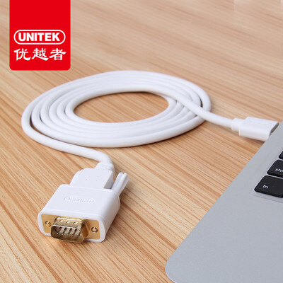 

Улучшенный человек (UNITEK) Y-124B USB к DB9 RS232 последовательный иглы материала ABS 2 м Pingguobai COM-порт, подключенный к линии передачи данных преобразования