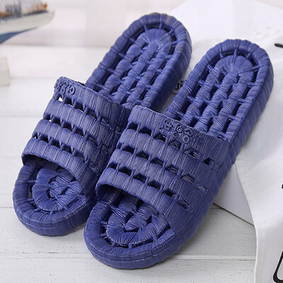 

Yuhuaze summer slippers slip-resistant bathroom slippers home beach shoes bath sandals drag slippers men 40-41 yards