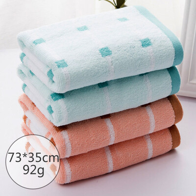 

Cntomlv 4 Pcs grace Cotton towel shads washcloth soft Water absorbent adult cotton couples wash face towel