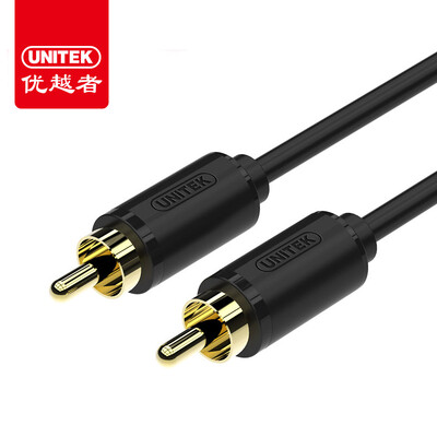 

Улучшенный человек (UNITEK) Y-C948BK 2RCA штекеры RCA аудио кабель двойной конверсионный кабельное телевидение PC колонок левого канала аудио красного AV кабель 5 м черных
