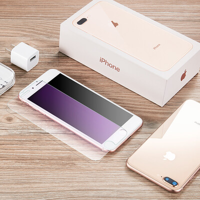 

(ESR) Apple 8/7 / 6s / 6 закаленный фильм iphone8 / 7/6 / 6s закаленный мобильный телефон фильм анти-синий полноэкранный анти-отпечаток анти-отпечатков пальцев стеклянная пленка