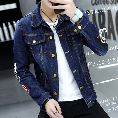 

Cowboy Jackets Fashion Casual Denim Jackets Slim Young Autumn Cowboy Tops as a gift for men