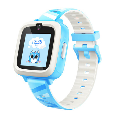 

Sogou candy cat (teemo) детский смартфон смотреть M2 4G видео звонок интеллектуальный вопрос и ответ студент смотреть телефон гаитянский синий