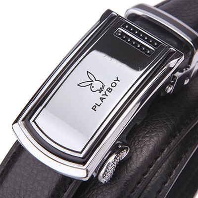 

Playboy PLAYBOY commuter ladies belt trend automatic buckle fine belts business casual wild leather belt black