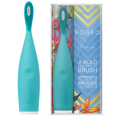 

PHILIOLER FOREO electric toothbrush waterproof silicone composite sonic vibration Yi Sa play US ISSA play summer blue