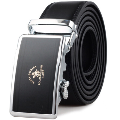 

St Paul&39s belt male leather casual men&39s automatic buckle male business belt belt black belt