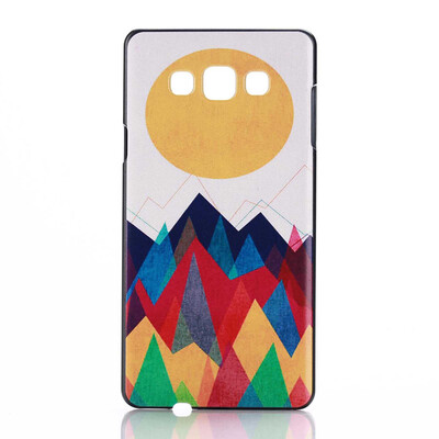 

Phone Protect Hard Plastic Back Fitted Cover Case Skin For Samsung Galaxy A5 - Colorful Hills