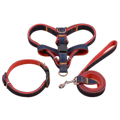 

Junxiao dog chain dog rope small dog middle dog traction rope walk dog rope dog dog traction belt walk dog traction rope reflective traction rope black L number