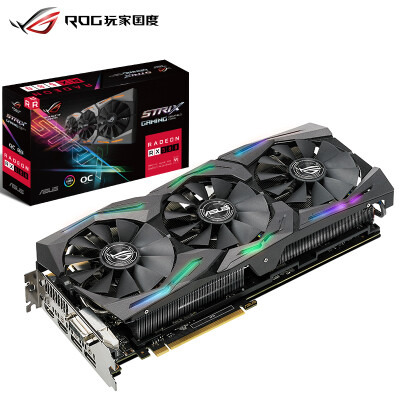 

ASUS ROG Strix Radeon RX 580 O8G Gaming OC Edition GDDR5 DP HDMI DVI VR Ready AMD Graphics