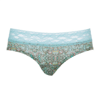 

Victoria's Secret VICTORIA'S SECRET Ms. Blue Gray Flower Comfort Underwear 327959 C2P M