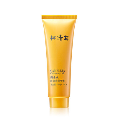 

Lin Qingxuan Camellia Очищающий гель для лица Очищающий 120г чистый комбинированный моющее средство для питания кожи не стимулирует, а не жесткой после мытья