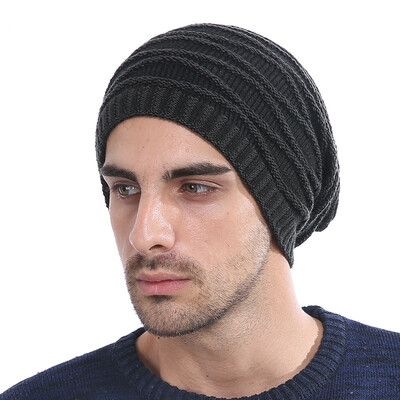 

Men Winter Hats Women Knitted Hat Bonnet Caps Baggy Brand Womens Winter Hats For Men Warm Wool Skullies Beanie New 2017