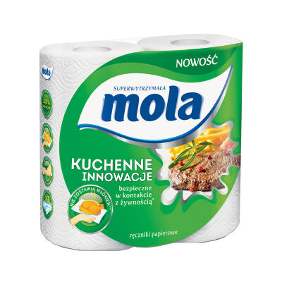 

Mola (mola) original wood pulp kitchen paper oil absorption all-round paper 2 rolls * 75 sheets