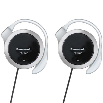 

Panasonic Panasonic RP-HS47 black ear hanging sports headset wearing comfortable ultra-thin ultra-light design sound full&clear