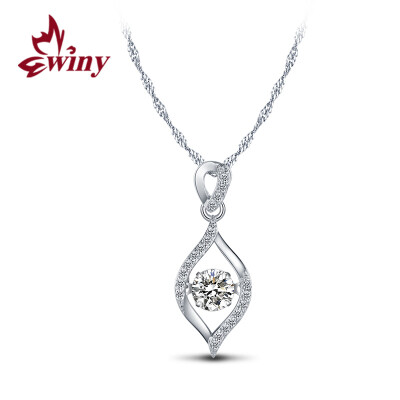 

The only (Winy) necklace 925 silver pendant shine wild clavicle chain Xing Mou dazzling