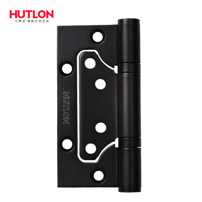 

Hutlon 4 inch stainless steel mother-in-law hinge free slotted mute hinge DS-3043B-2BB matte black