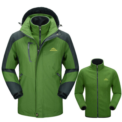 

Men Winter Jacket women Jacket Two-piece Warm and Comfortable Windproof waterproof Jacket