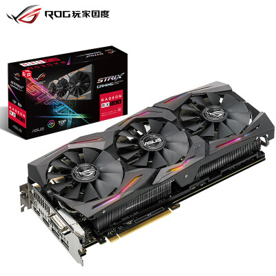 

ASUS ROG-STRIX-RX580-T8G-GAMING 1431MHz 8G 8000MHz 256bit GDDR5 PCI-E Graphics