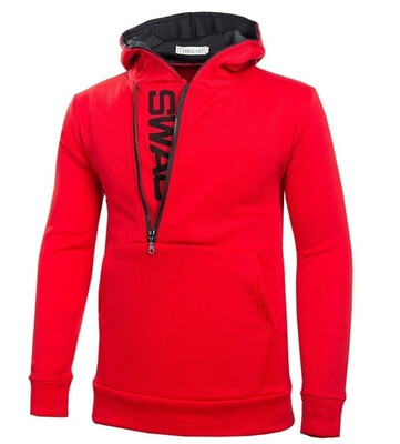 

2017 HOT New Style Mens Casual Letters Fashion Simple Zipper Hooded Sweater Coat for Men